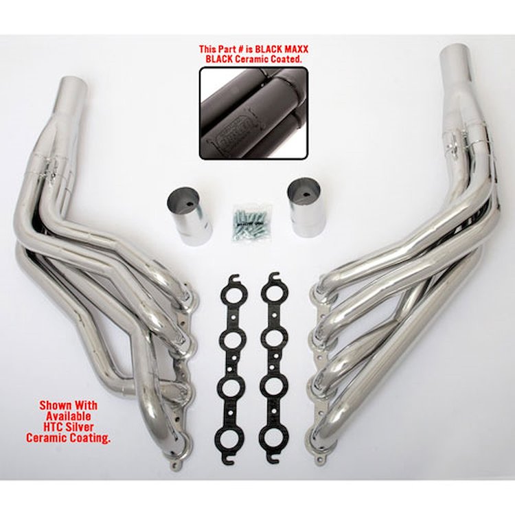 Long-Tube Headers Ceramic-Metallic Black Maxx Coating