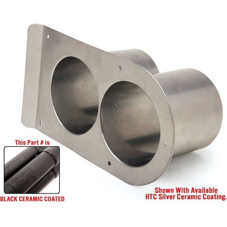 Tail Pipe Saver 3-1/2", Dual Outlet