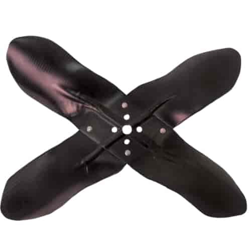 GM Style Carbon Resin 4 Blade Fan - 19 in.