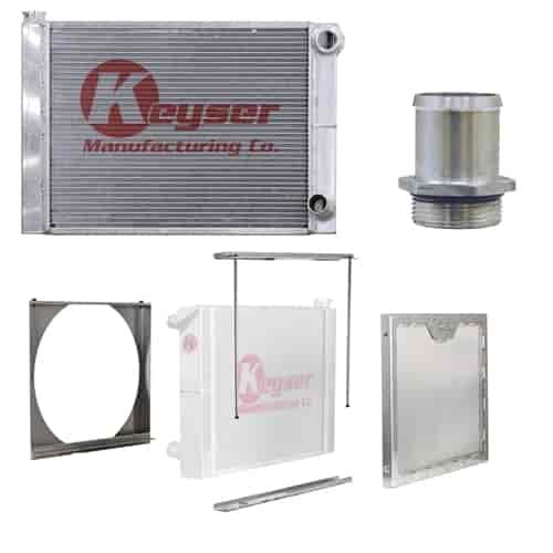 Radiator with Upper Fitting & Shaker Screen Kit