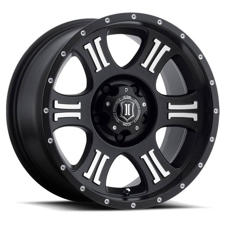 SHIELD Wheel, Size: 20 X 9", Bolt Pattern: 5 X 150 mm [Satin Black Machined]