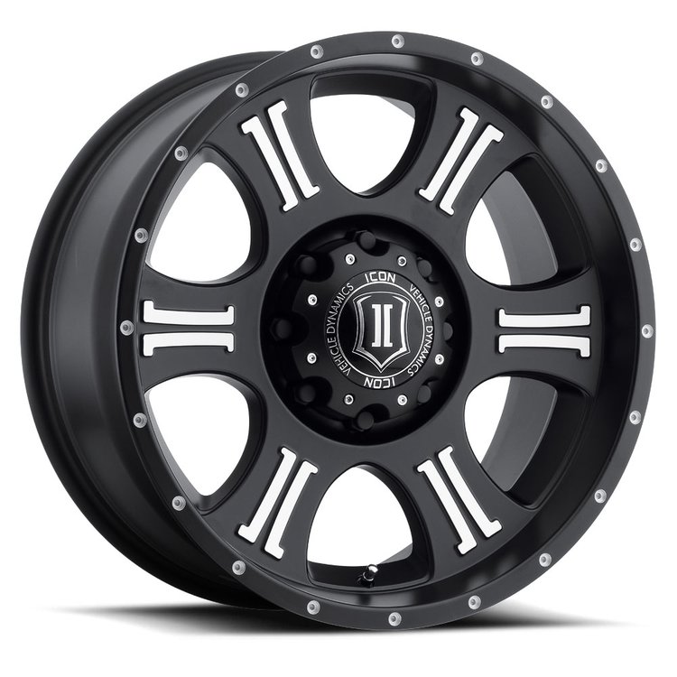 SHIELD Wheel, Size: 20 X 9", Bolt Pattern: 8 X 170 mm [Satin Black Machined]