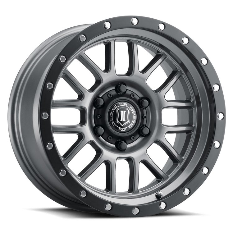 ALPHA Wheel, Size: 17 X 8.5", Bolt Pattern: 6 X 135 mm [Titanium]