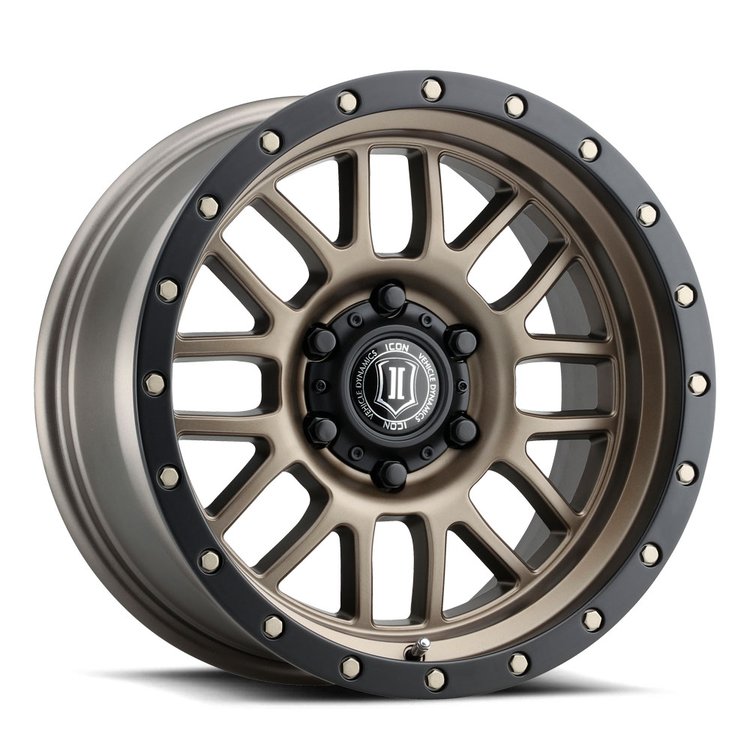 ALPHA Wheel, Size: 17 X 8.5", Bolt Pattern: 5 X 5" [Bronze]