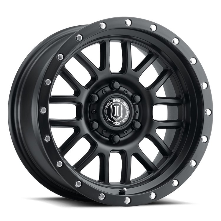 ALPHA Wheel, Size: 17 X 8.5", Bolt Pattern: 6 X 5.5" [Satin Black]