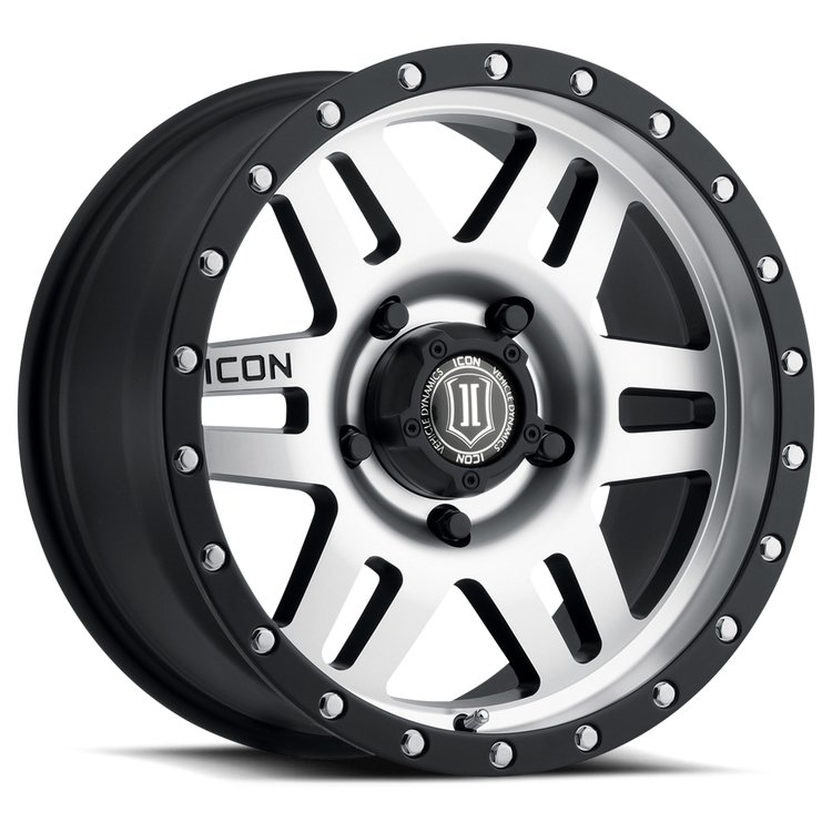 SIX SPEED Wheel, Size: 17 X 8.5", Bolt Pattern: 5 X 150 mm [Satin Black Machined]