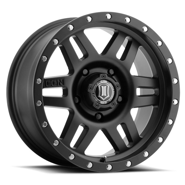 SIX SPEED Wheel, Size: 17 X 8.5", Bolt Pattern: 5 X 150 mm [Satin Black]