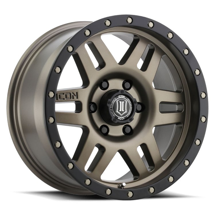 SIX SPEED Wheel, Size: 17 X 8.5", Bolt Pattern: 6 X 5.5" [Bronze]