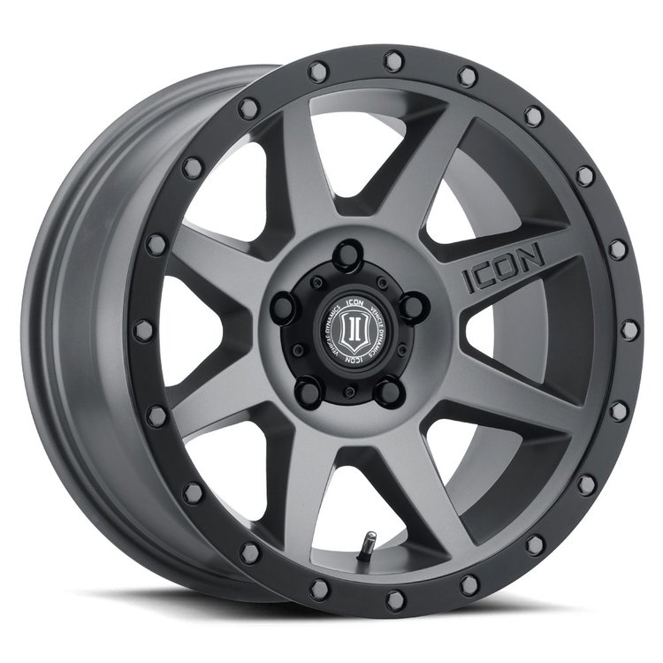 REBOUND Wheel, Size: 17 X 8.5", Bolt Pattern: 5 X 4.5" [Titanium]