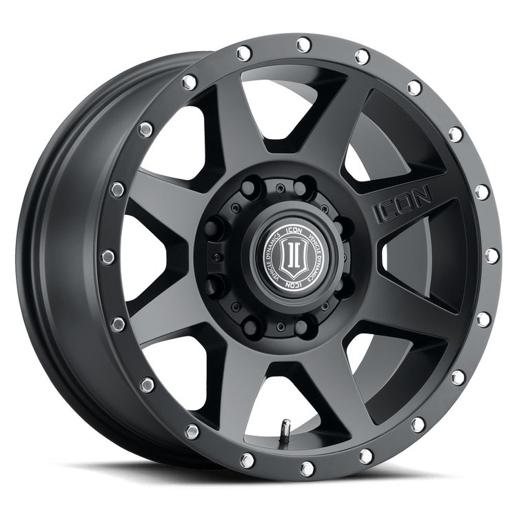 REBOUND HD Wheel, Size: 18 x 9", Bolt Pattern: 8 x 170 mm [Satin Black]