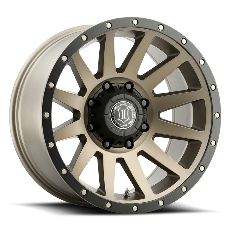 COMPRESSION HD Wheel, Size: 18 X 9", Bolt Pattern: 8 X 170 mm [Bronze]