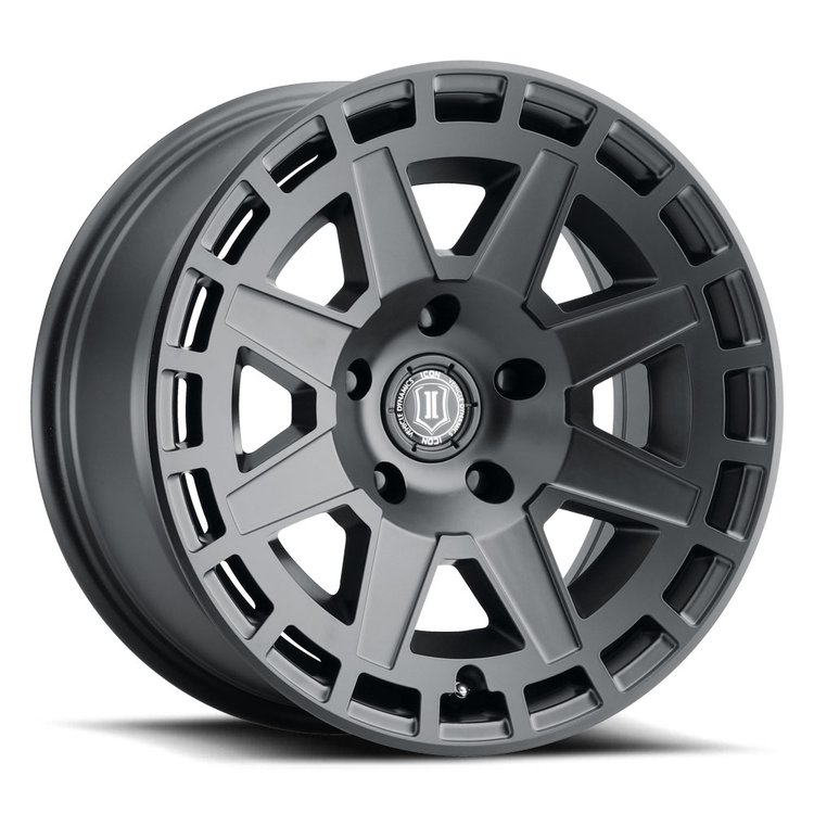 COMPASS Wheel, Size: 17 X 8.5", Bolt Pattern: 6 X 5.5" [Satin Black]