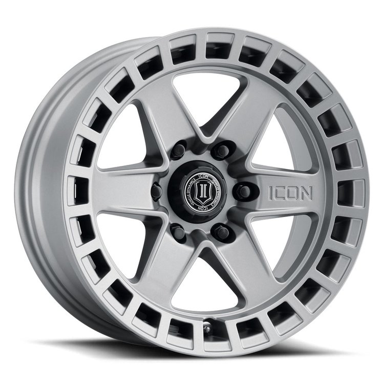 RAIDER Wheel, Size: 17 X 8.5", Bolt Pattern: 6 X 5.5" [Titanium]
