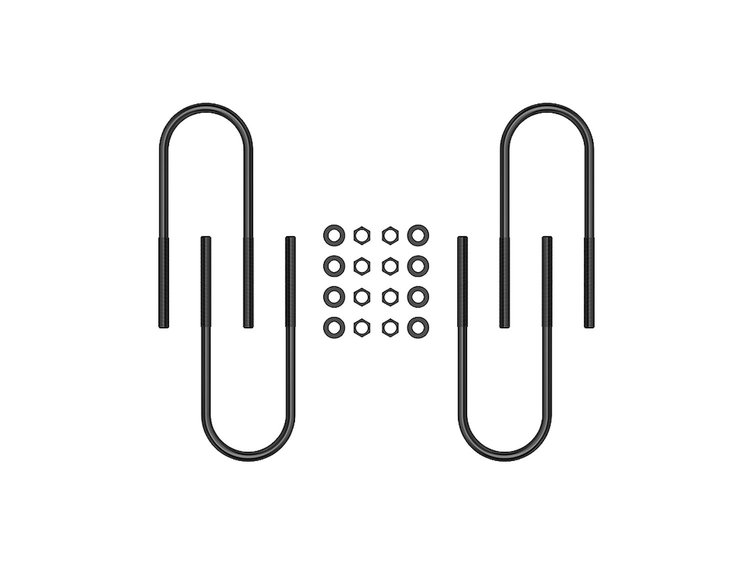 1999-2010 FORD SUPER DUTY REAR 12 in. U-BOLT KIT