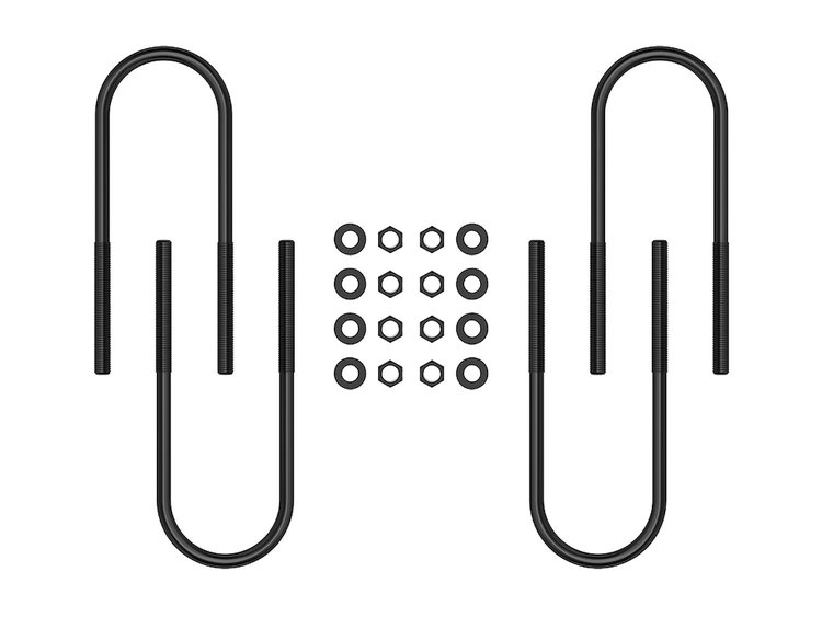 1999-2010 FORD SUPER DUTY DUALLY REAR 17 in. U-BOLT KIT