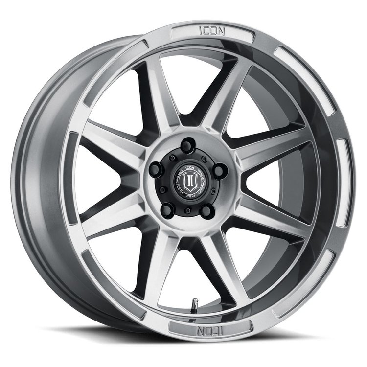 BANDIT Wheel, Size: 20 X 10", Bolt Pattern: 5 X 5" [Gunmetal]