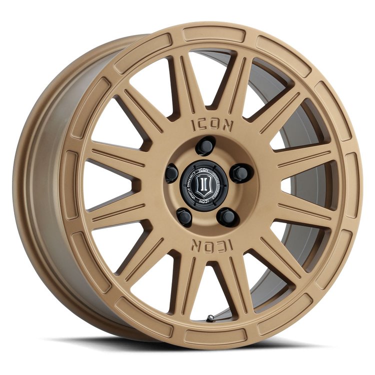 RICOCHET Wheel, Size: 17 X 8", Bolt Pattern: 5 X 100 mm [Satin Gold]