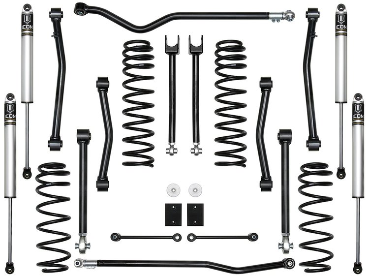 2018-UP JEEP JL 2.5 in. LIFT STAGE 4 SUSPENSION SYSTEM