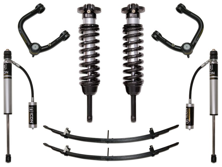 2005-2015 TACOMA 0-3.5 in. LIFT/16-UP 0-2.75 in. LIFT STAGE 3 SUSPENSION SYSTEM WITH TUBULAR UPPER CONTROL ARMS