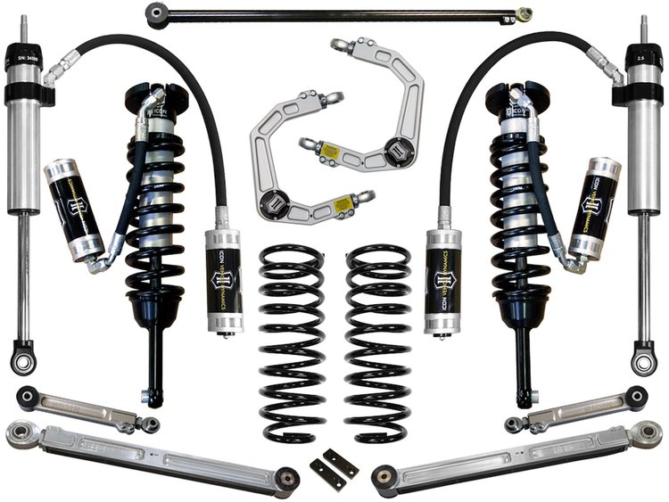 03-09 4RUNNER/2007-2009 FJ CRUISER 0-3.5 in. STAGE 6 SUSPENSION SYSTEM W BILLET UCA
