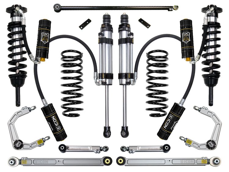 2010-UP FJ/2010-UP 4RUNNER 0-3.5 in. LIFT STAGE 8 SUSPENSION SYSTEM W/ BILLET UCA