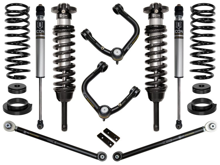 2003-2009 LEXUS GX470 0-3.5 in. LIFT STAGE 3 SUSPENSION SYSTEM WITH TUBULAR UPPER CONTROL ARMS