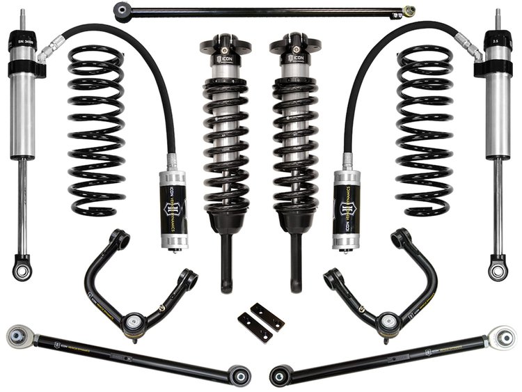 2010-UP LEXUS GX460 0-3.5 in. LIFT STAGE 4 SUSPENSION SYSTEM WITH TUBULAR UCA
