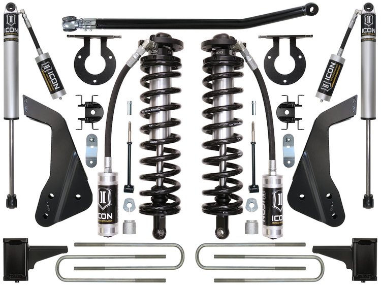 2005-2007 FORD F-250/F-350 4-5.5 in. LIFT STAGE 1 COILOVER CONVERSION SYSTEM