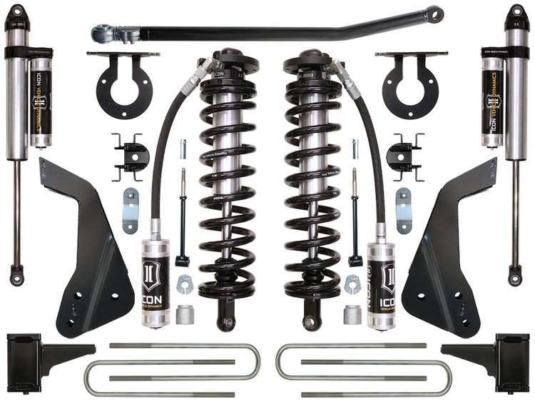 2005-2007 FORD F-250/F-350 4-5.5 in. LIFT STAGE 3 COILOVER CONVERSION SYSTEM