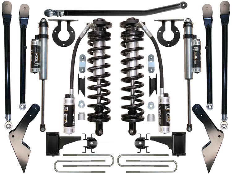 2008-2010 FORD F-250/F-350 4-5.5 in. LIFT STAGE 4 COILOVER CONVERSION SYSTEM