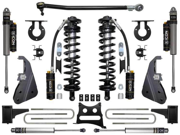 2017-UP FORD F-250/F-350 4-5.5 in. LIFT STAGE 4 COILOVER CONVERSION SYSTEM