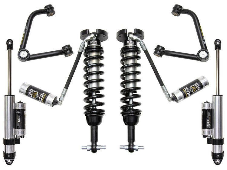 2019-UP GM 1500 1.5-3.5 in. LIFT STAGE 4 SUSPENSION SYSTEM WITH TUBULAR UCA