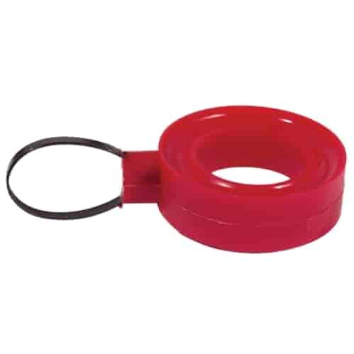 Hard Durometer Conventional Spring Rubber - Red