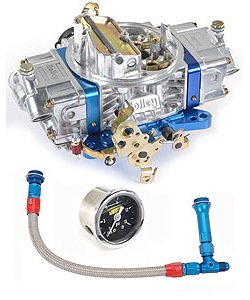 0-76650BLK Ultra Double Pumper Carburetor Kit Ultra Double Pumper Carburetor 650 cfm with Electric Choke