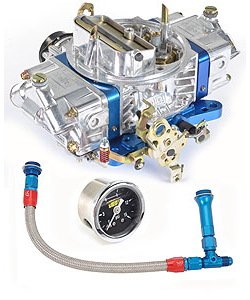 0-76750BLK Ultra Double Pumper Carburetor Kit Ultra Double Pumper Carburetor 750 cfm with Electric Choke
