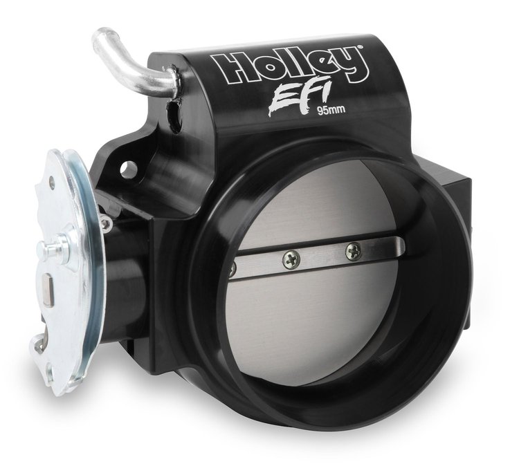 Billet 95mm LS Throttle Body with Low-RPM Taper [Black Anodized]