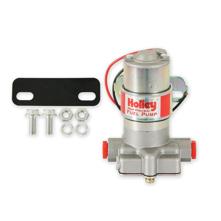 12-801-1 Red Electric Fuel Pump for Carbureted Engines [7 psi]