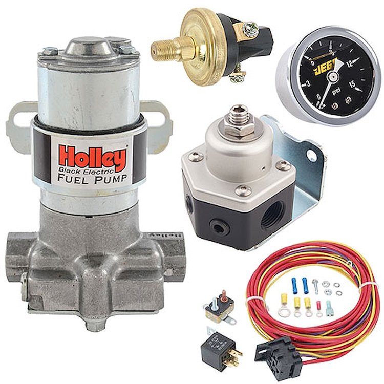 12-815-1K 12-815-1 Black Electric Fuel Pump Kit for Carbureted Engines [14 psi]