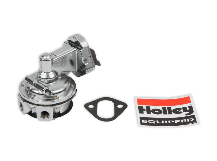 12-834 Chrome High Output Fuel Pump Chevy 283-400