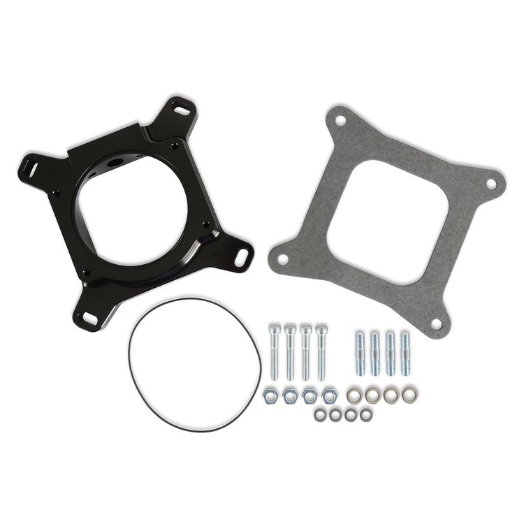 17-93 EFI Drive-By-Wire Throttle Body Adapter [Black]