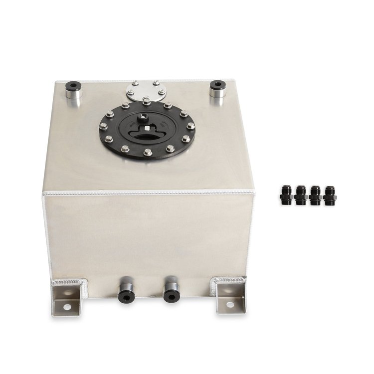 19-201 Aluminum Fuel Cell, Flat bottom, (12 x 12 x 8.5)"