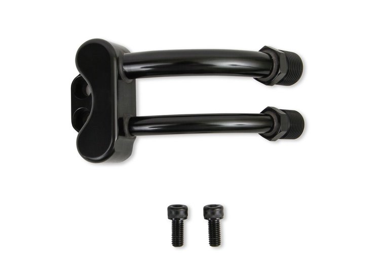 199-201BK A/C Line Adapter - Manifold for SD7 A/C Compressors [Black]