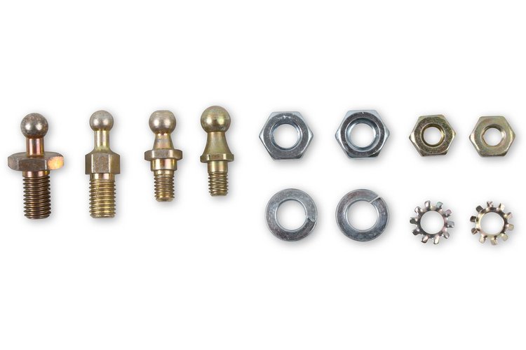 Carburetor Throttle Linkage Ball Stud Assortment Kit with 1/4, 5/16, 7/32 and 3/8 in. Studs