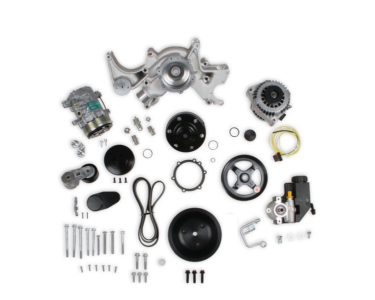 20-240 Small Block Chevy Mid-Mount Complete Accessory Drive Kit