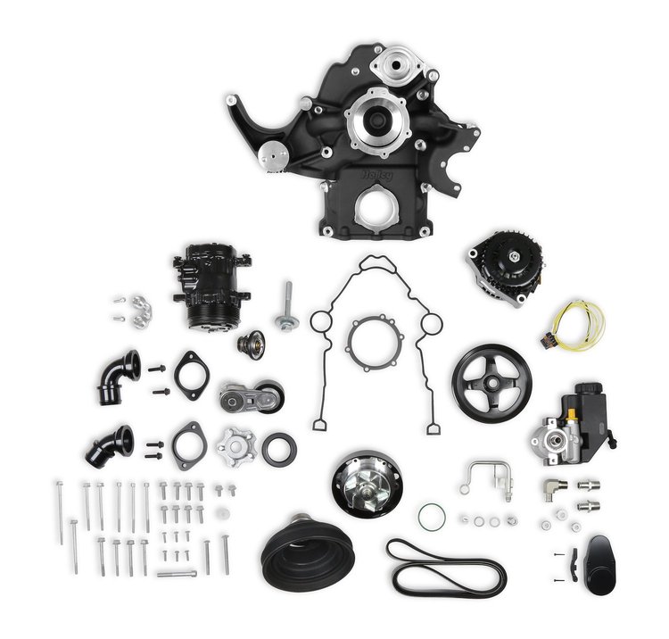 20-291BK Gen III Hemi Mid-Mount Complete Accessory Drive Kit [Engines with VVT]