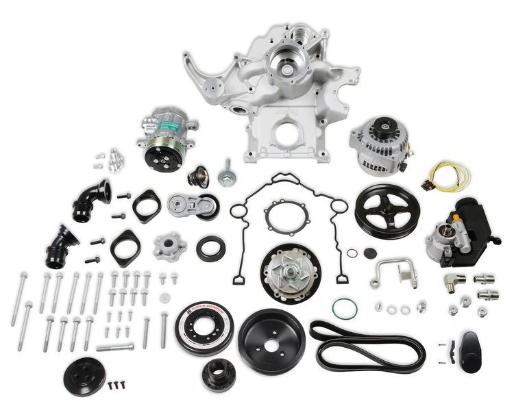 20-292 Gen III Hemi Mid-Mount Accessory Drive Kit w/SFI Certified Damper [Non-VVT Engines]