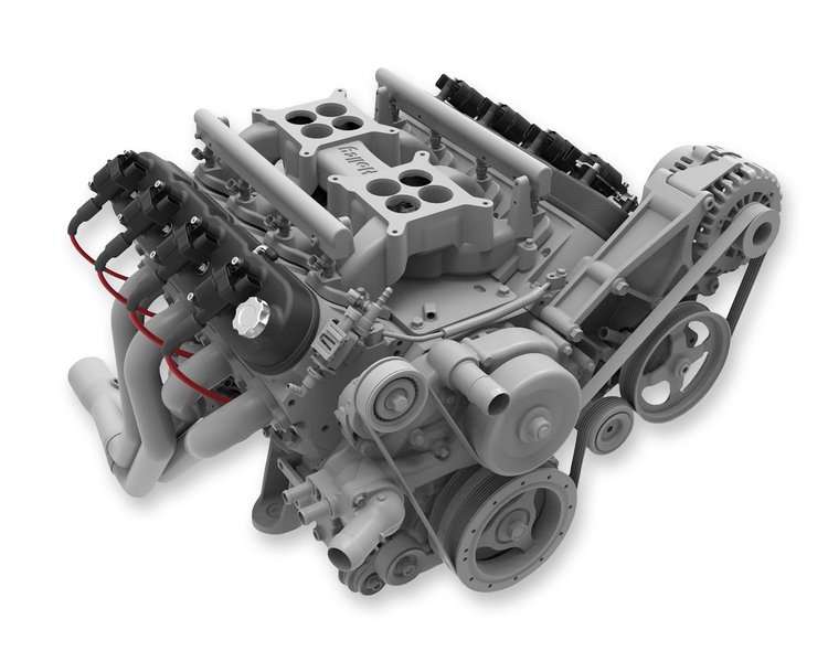 Tall LS Valve Covers - Satin Black
