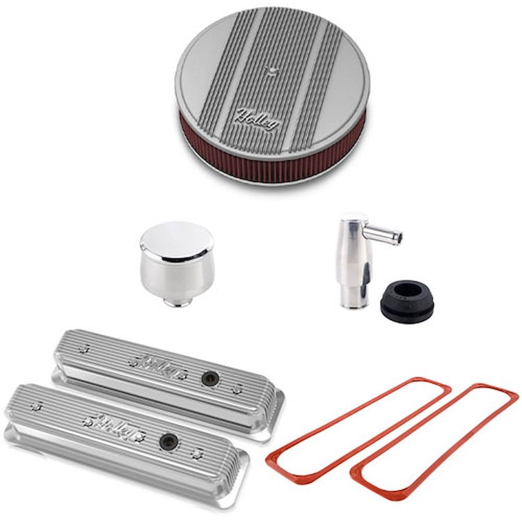 241-248K Vintage Series Fined Center Bolt Valve Cover Kit