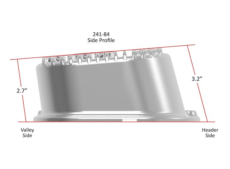 241-84 M/T Finned Aluminum Valve Covers