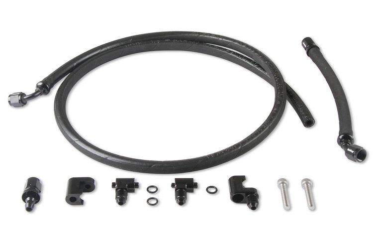 26-550 LS Steam Tube Front Kit -4 AN Hose